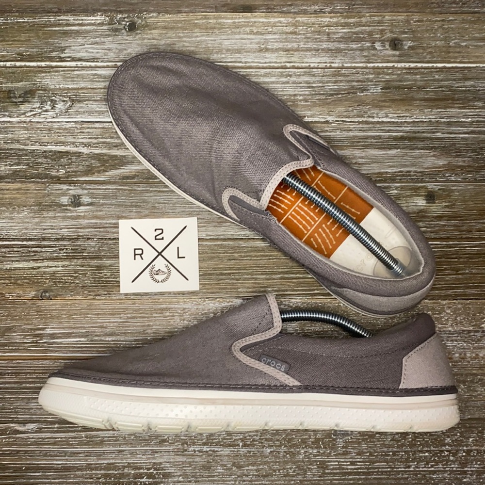 Crocs Canvas Slip Ons